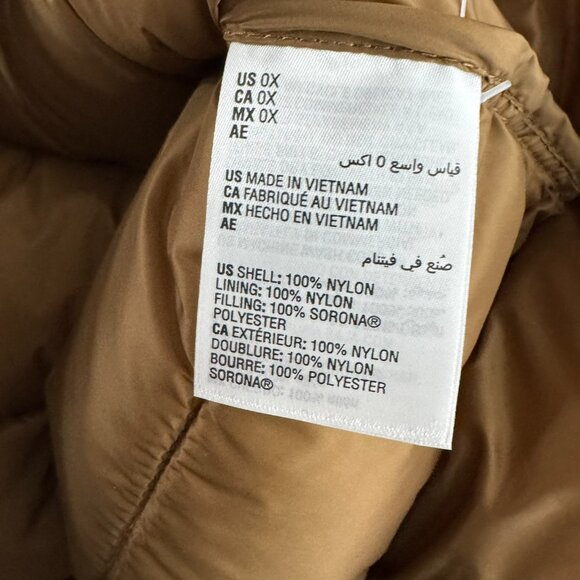 Charter Club Packable Puffer Vest Jacket 0X Hooded Zip Nylon NWT CJ-2038 - Picture 10 of 12